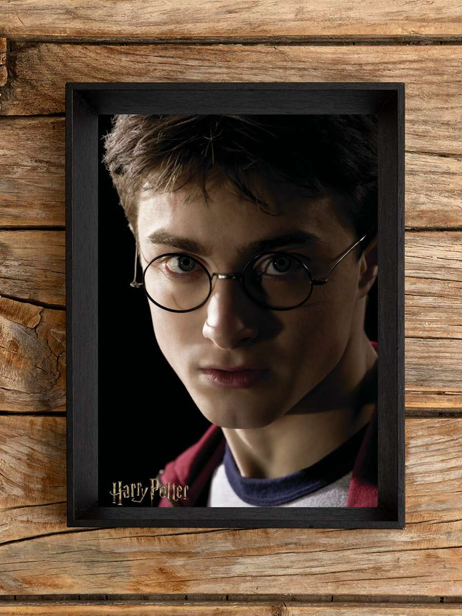 Harry Potter - Portrait Film Poster Tablo Siyah Çerçeveli Yüksek Kalite Film Duvar Tablo