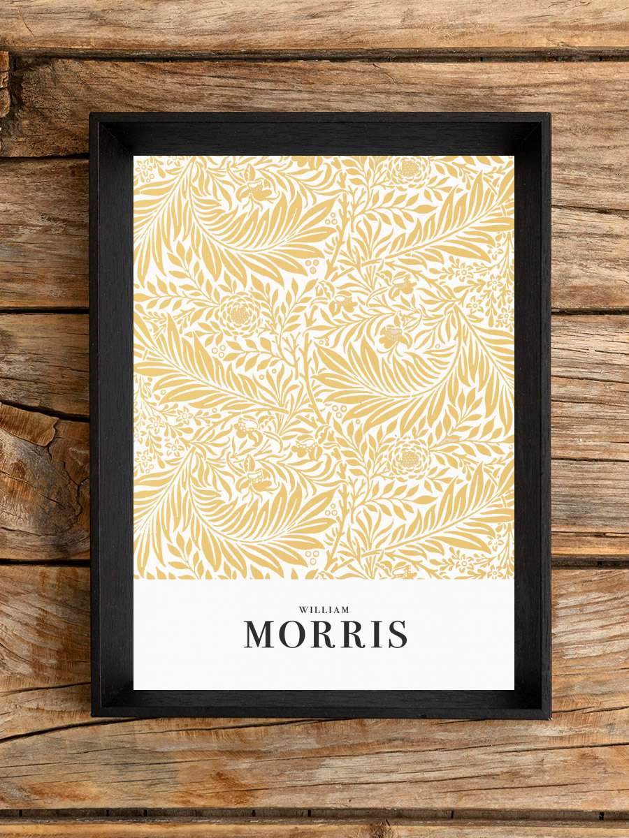 Larkspur Sanatsal Modern Tablo Siyah Çerçeveli Poster Modern Duvar Tablo