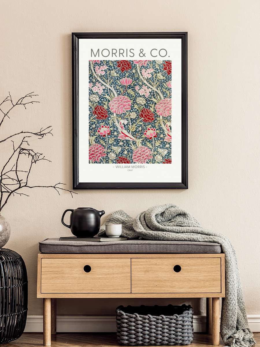 Cray Sanatsal Modern Tablo Siyah Çerçeveli Poster Modern Duvar Tablo