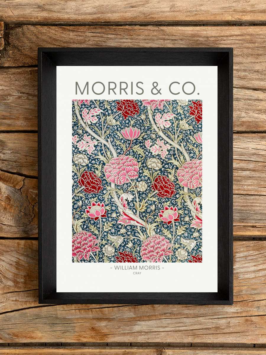 Cray Sanatsal Modern Tablo Siyah Çerçeveli Poster Modern Duvar Tablo