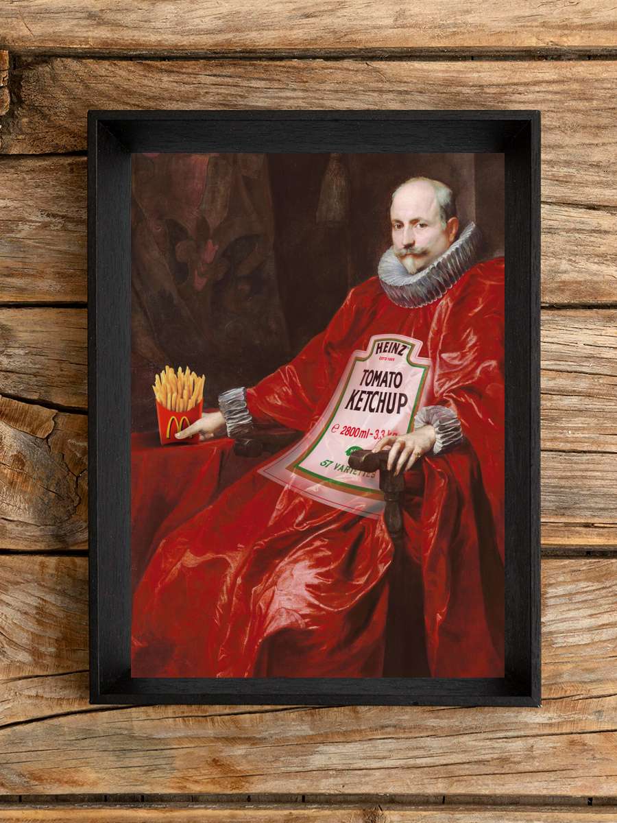 Sir Tomato Sanatsal Modern Tablo Siyah Çerçeveli Poster Modern Duvar Tablo