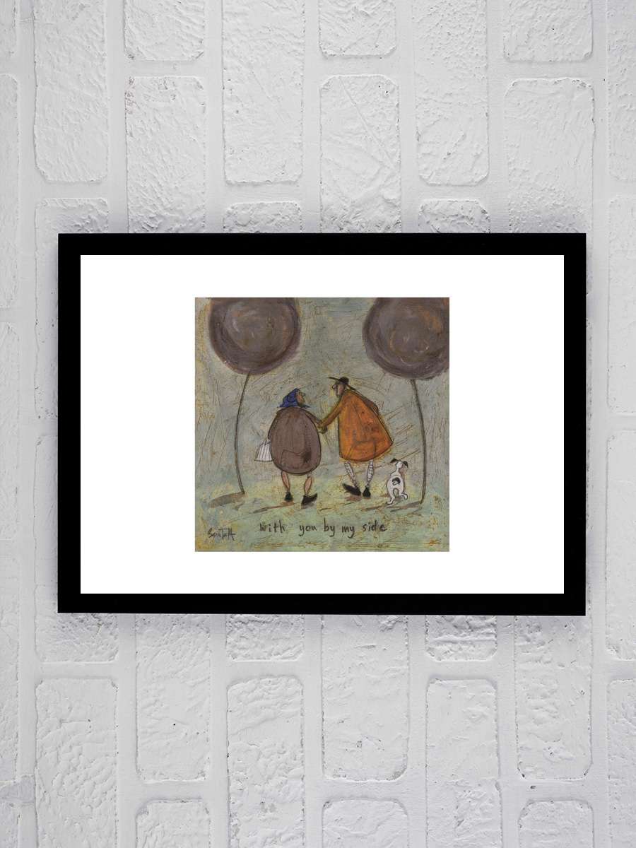 Sam Toft - With You By My Side Sanatsal Modern Tablo Siyah Çerçeveli Poster Modern Duvar Tablo