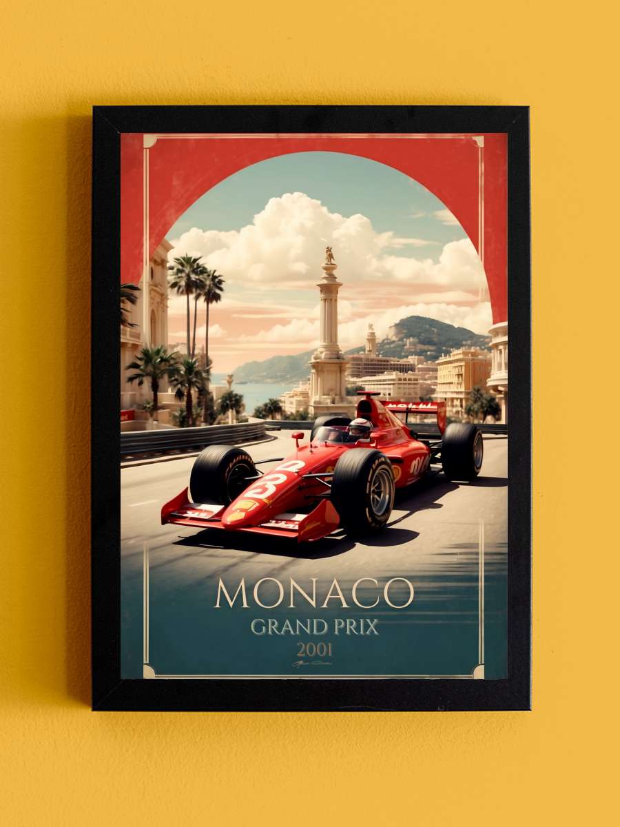Monaco Grand Prix Nostalgia:… Nostalgia: Vintage Inspired Poster Araba Tablo Siyah Çerçeveli Araba Poster Duvar Tablo - En İyi Fiyatlarla