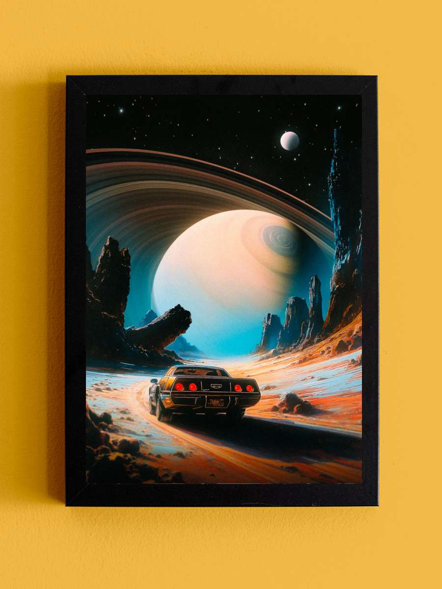 The Ultimate Space Racer Araba Tablo Siyah Çerçeveli Araba Poster Duvar Tablo - En İyi Fiyatlarla