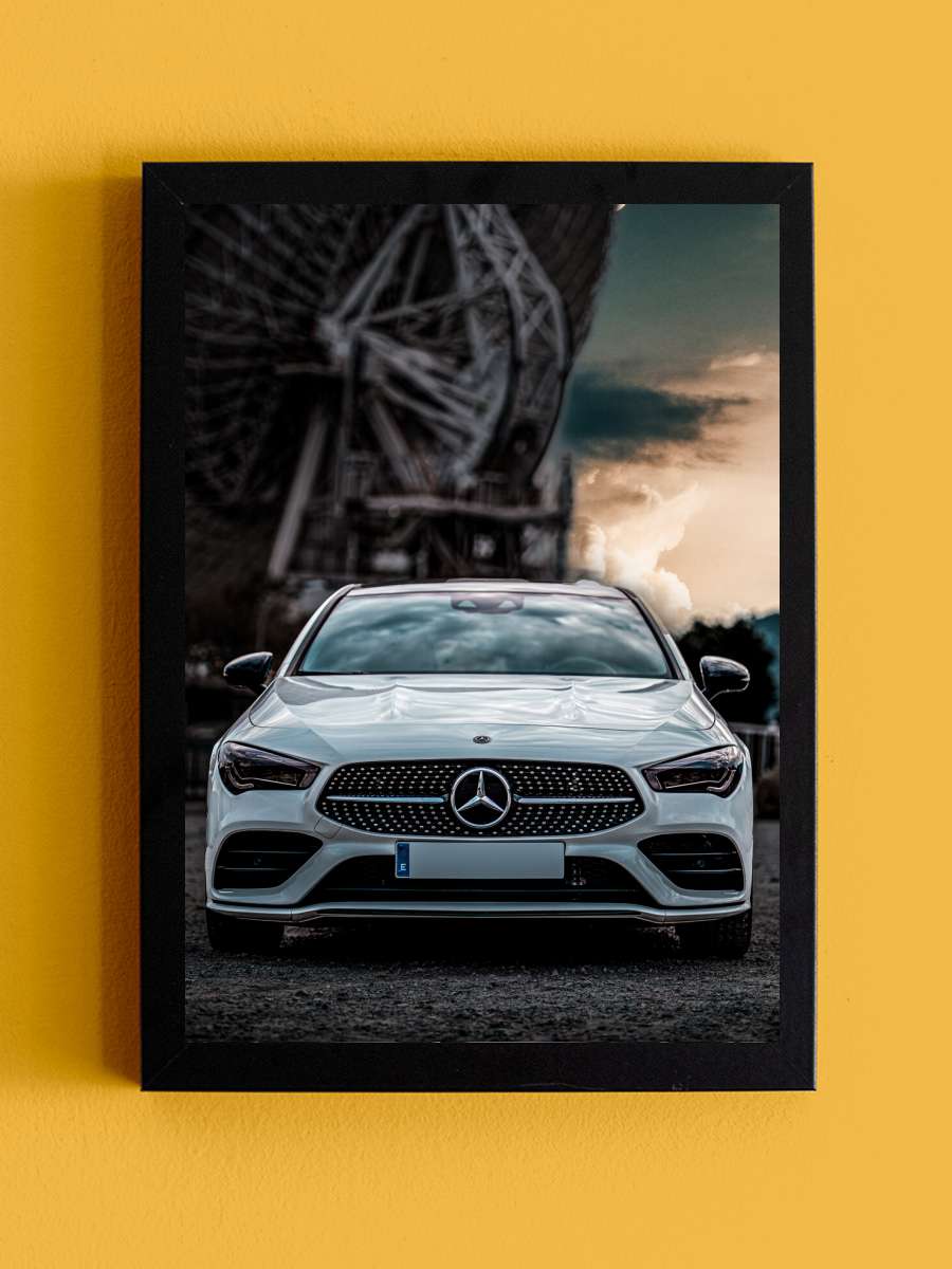 White Limousine Car Araba Tablo Siyah Çerçeveli Araba Poster Duvar Tablo - En İyi Fiyatlarla