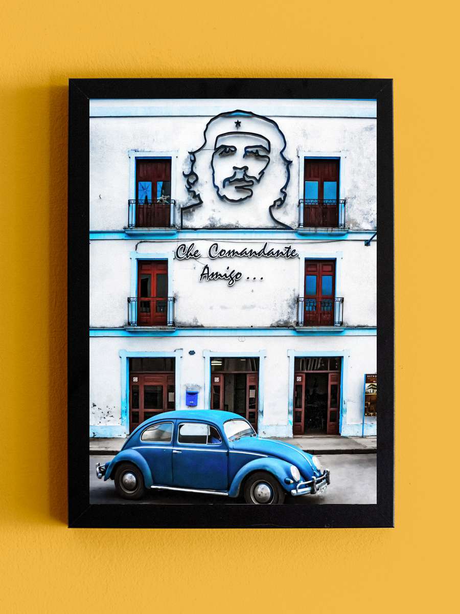 Che... Araba Tablo Siyah Çerçeveli Araba Poster Duvar Tablo - En İyi Fiyatlarla