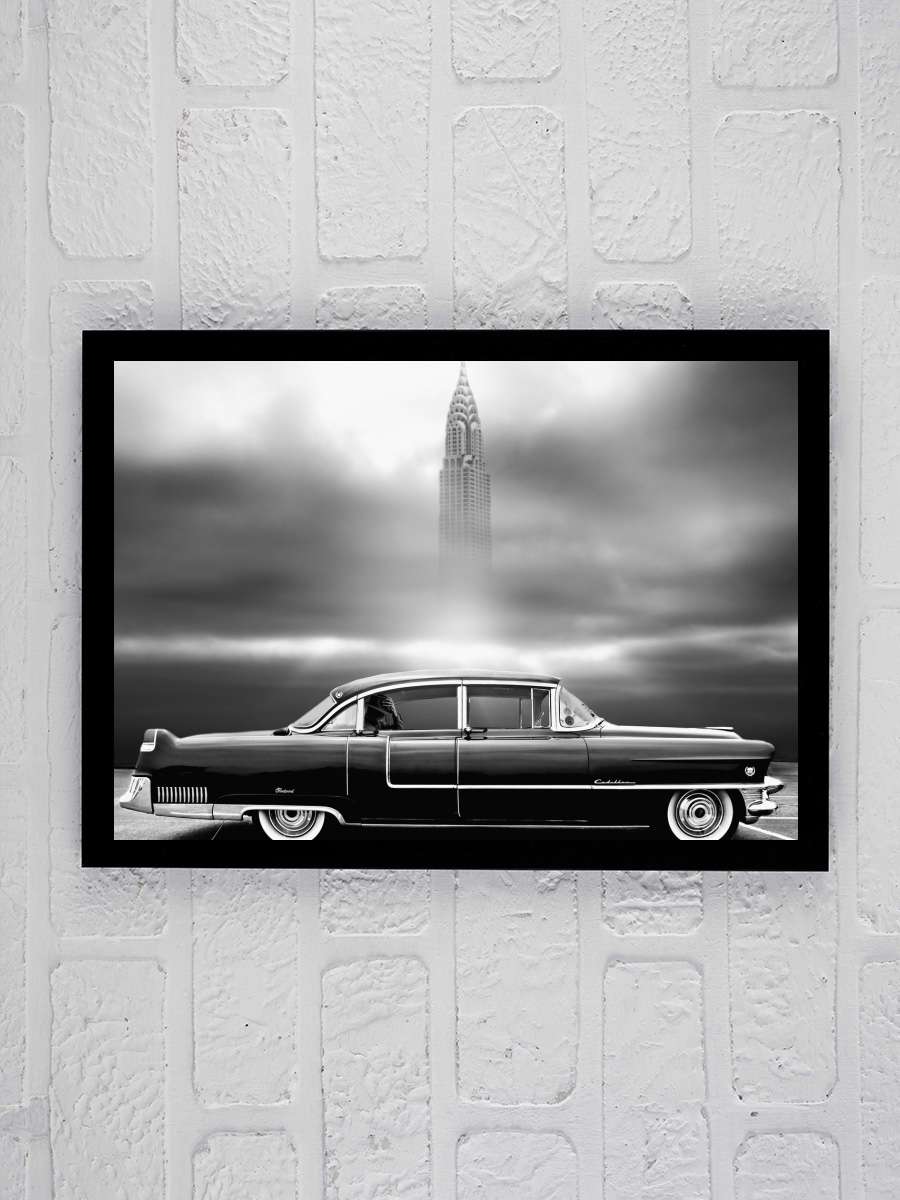 A Crack In The World Araba Tablo Siyah Çerçeveli Araba Poster Duvar Tablo