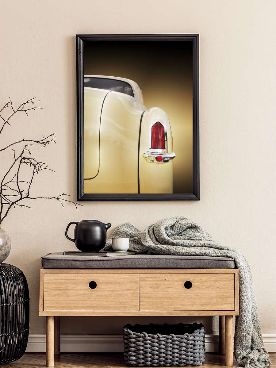 American classic car Coronet… Coronet 1950 taillight Araba Tablo Siyah Çerçeveli Araba Poster Duvar Tablo