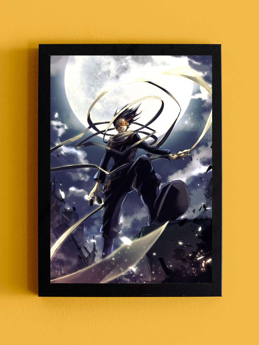 aizawa my hero academia Anime Tablo Siyah Çerçeveli Yüksek Kalite Anime Duvar Poster Tablo - En İyi Fiyatlarla