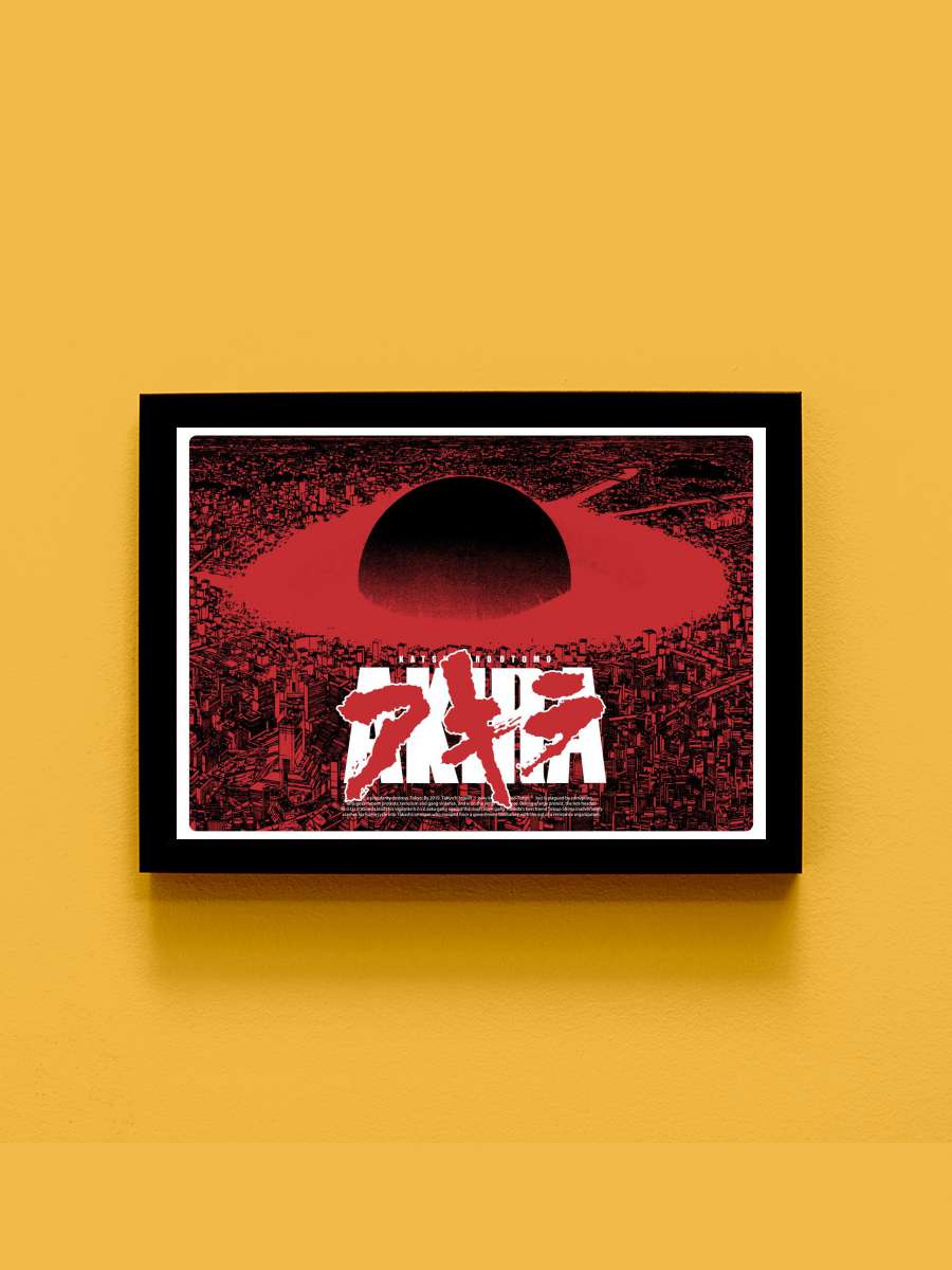 AKIRA Anime Tablo Siyah Çerçeveli Yüksek Kalite Anime Duvar Poster Tablo - En İyi Fiyatlarla