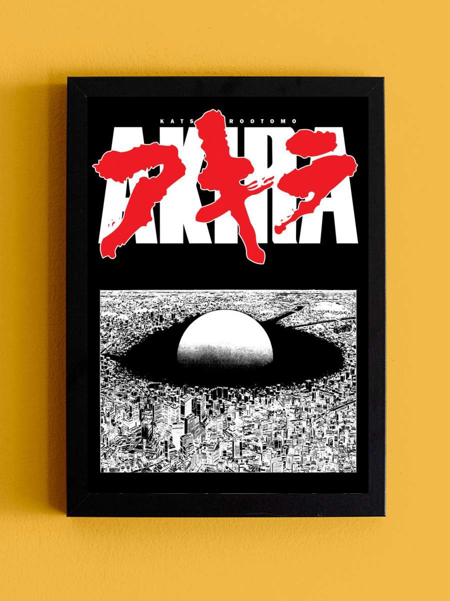 AKIRA  Anime Tablo Siyah Çerçeveli Yüksek Kalite Anime Duvar Poster Tablo - En İyi Fiyatlarla