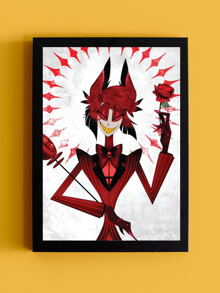 Alastor Anime Tablo Siyah Çerçeveli Yüksek Kalite Anime Duvar Poster Tablo - En İyi Fiyatlarla