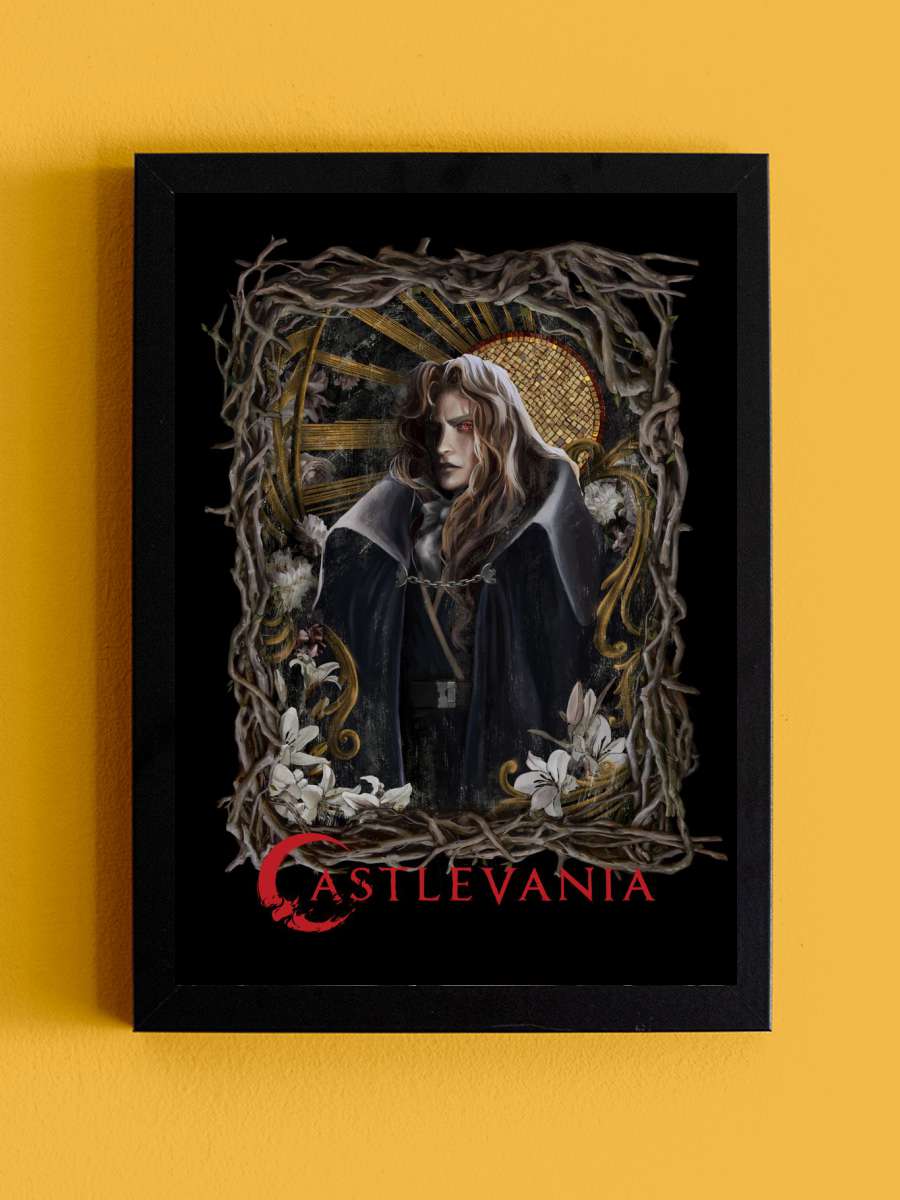 Alucard Portrait Anime Tablo Siyah Çerçeveli Yüksek Kalite Anime Duvar Poster Tablo - En İyi Fiyatlarla