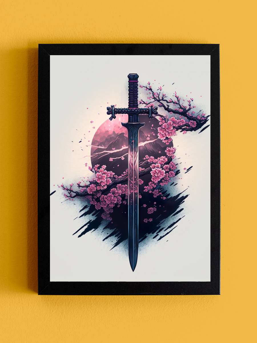 Ancient Katana Anime Tablo Siyah Çerçeveli Yüksek Kalite Anime Duvar Poster Tablo - En İyi Fiyatlarla