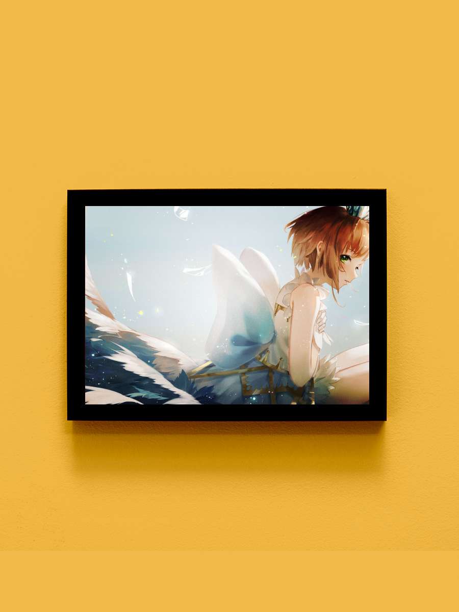 Anime Cardcaptor Sakura Sa Anime Tablo Siyah Çerçeveli Yüksek Kalite Anime Duvar Poster Tablo - En İyi Fiyatlarla