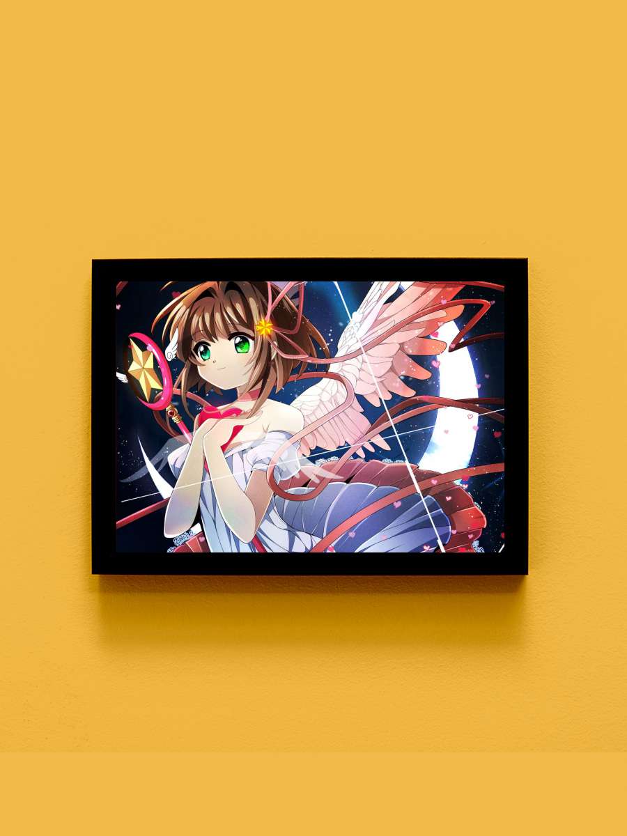 Anime Cardcaptor Sakura Sa Anime Tablo Siyah Çerçeveli Yüksek Kalite Anime Duvar Poster Tablo - En İyi Fiyatlarla