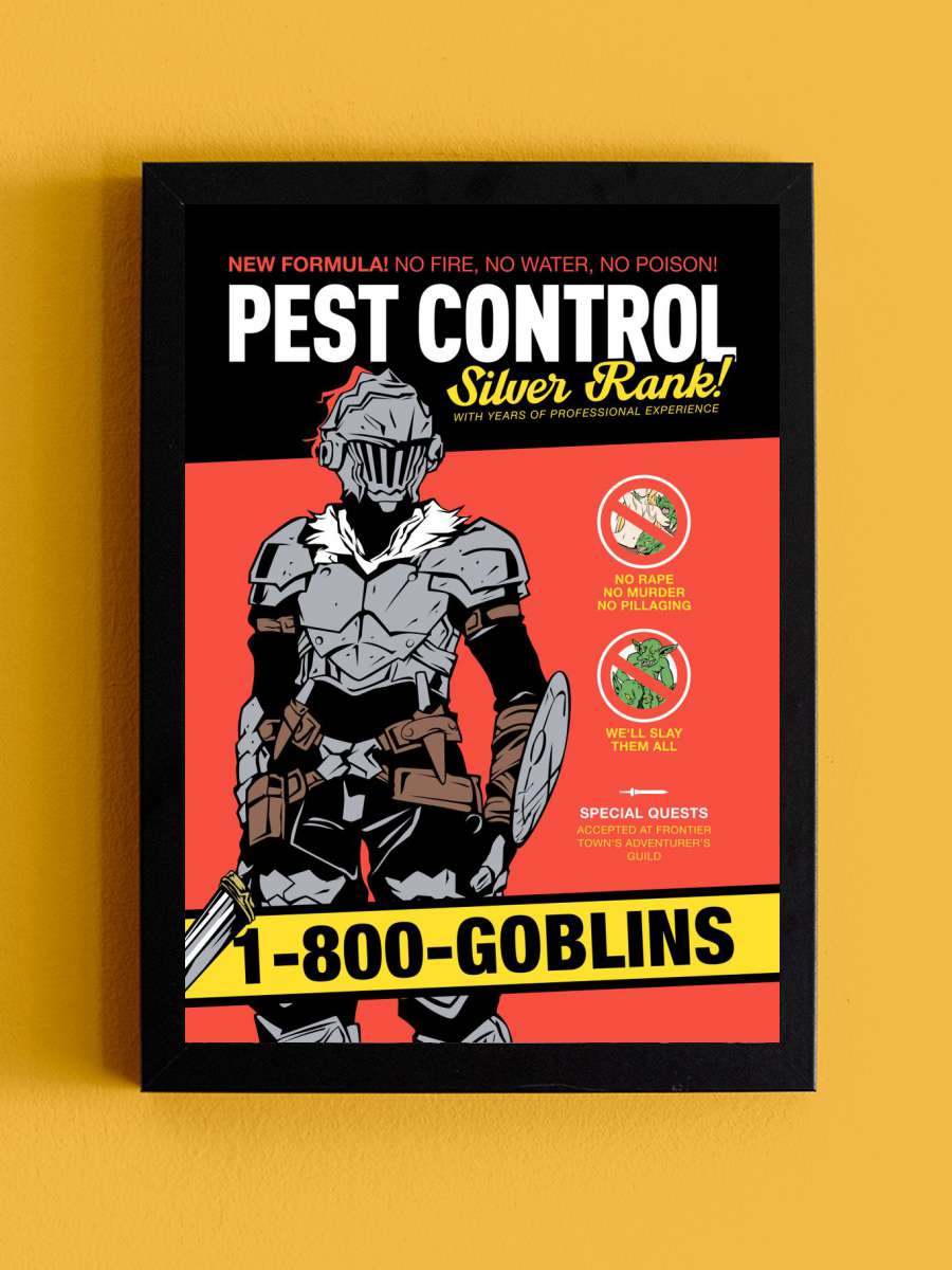 Anime Goblin Exterminator Anime Tablo Siyah Çerçeveli Yüksek Kalite Anime Duvar Poster Tablo - En İyi Fiyatlarla