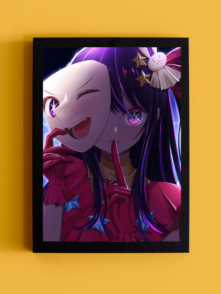 Anime Oshi no ko Anime Tablo Siyah Çerçeveli Yüksek Kalite Anime Duvar Poster Tablo - En İyi Fiyatlarla