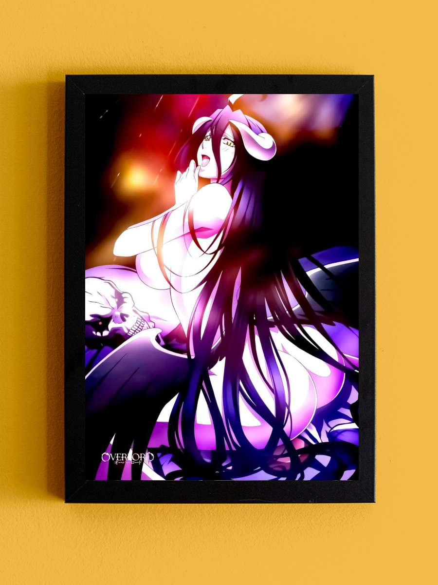Anime Overlord Art Albedo Anime Tablo Siyah Çerçeveli Yüksek Kalite Anime Duvar Poster Tablo - En İyi Fiyatlarla