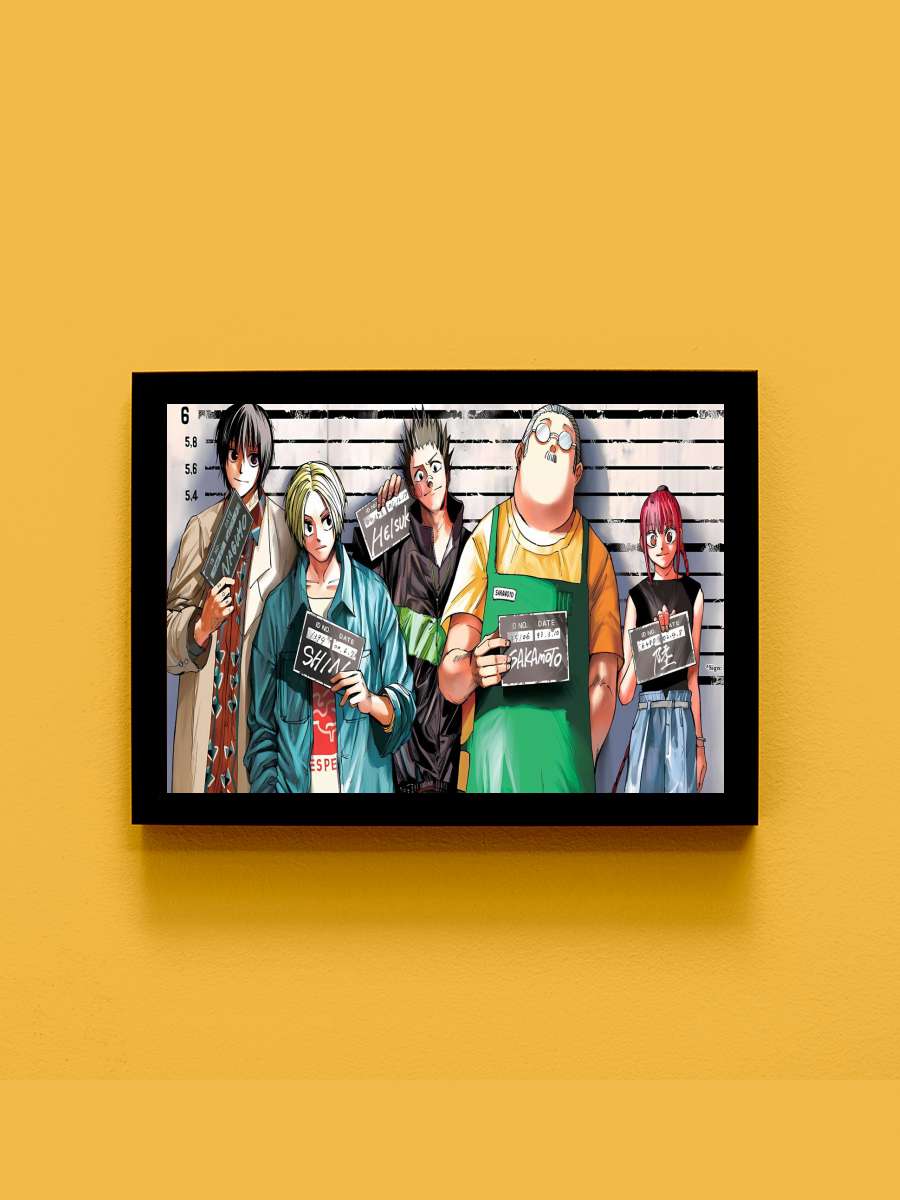 Anime Sakamoto Days Anime Tablo Siyah Çerçeveli Yüksek Kalite Anime Duvar Poster Tablo - En İyi Fiyatlarla