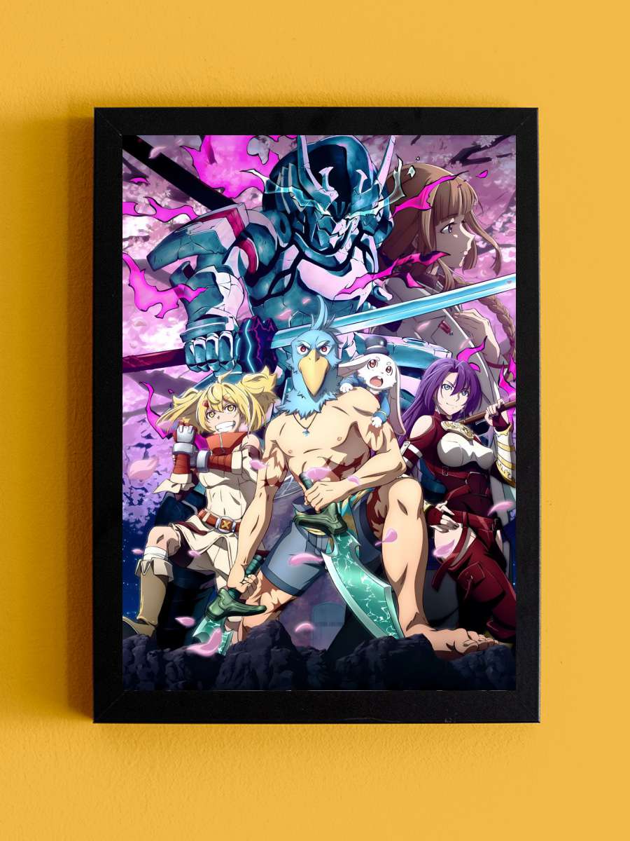 Anime Sunraku Final Battle Anime Tablo Siyah Çerçeveli Yüksek Kalite Anime Duvar Poster Tablo - En İyi Fiyatlarla