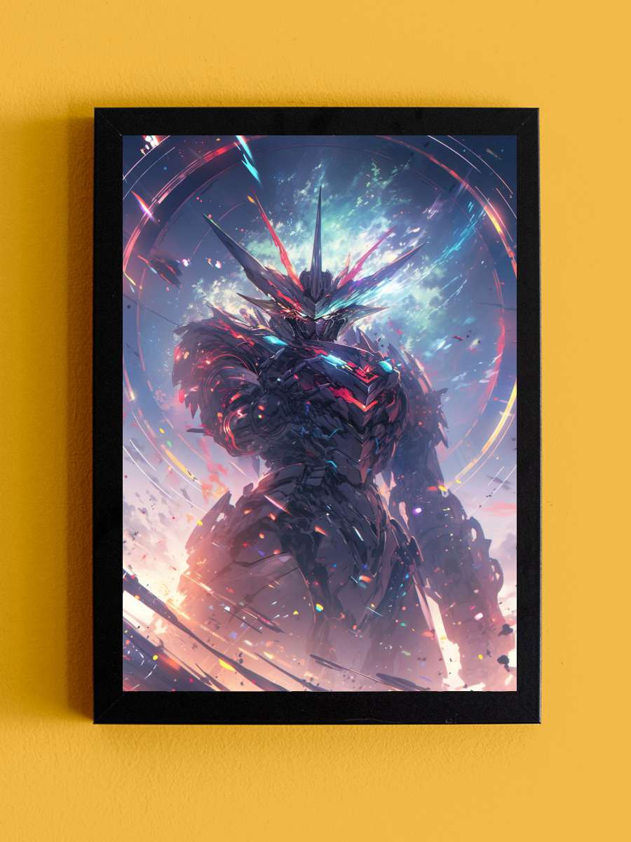 Anime Warrior Anime Tablo Siyah Çerçeveli Yüksek Kalite Anime Duvar Poster Tablo - En İyi Fiyatlarla