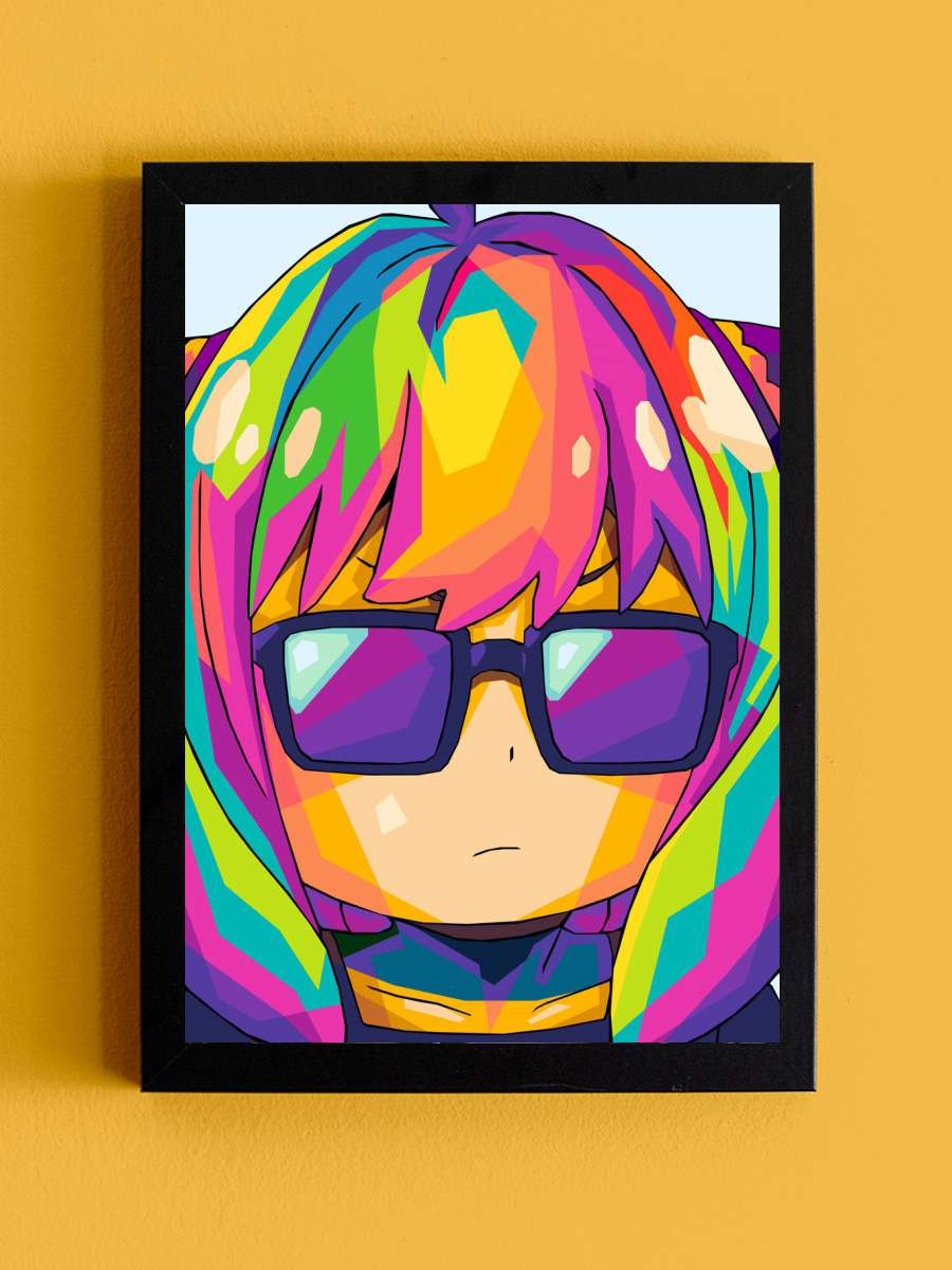 Anya Forger Spy x Family Anime Tablo Siyah Çerçeveli Yüksek Kalite Anime Duvar Poster Tablo - En İyi Fiyatlarla