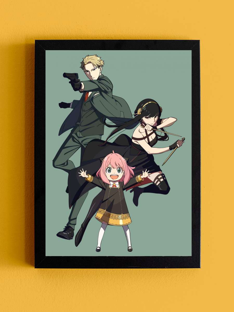 Anya spy x family Anime Tablo Siyah Çerçeveli Yüksek Kalite Anime Duvar Poster Tablo - En İyi Fiyatlarla