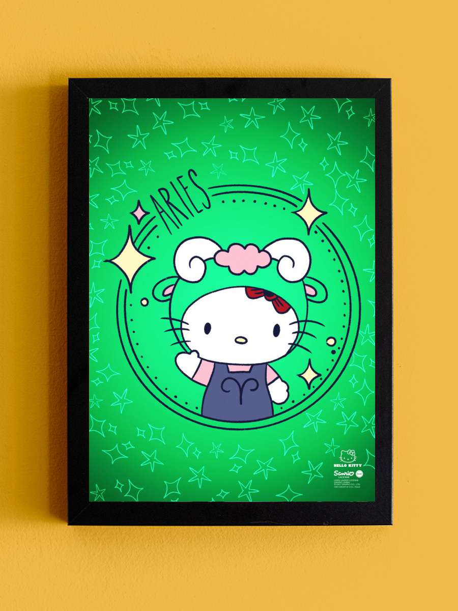 Aries Anime Tablo Siyah Çerçeveli Yüksek Kalite Anime Duvar Poster Tablo - En İyi Fiyatlarla