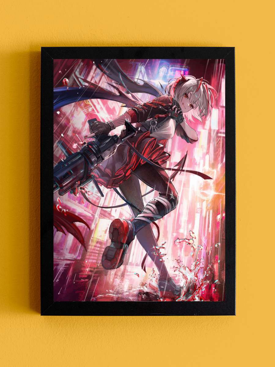 arknights Anime Tablo Siyah Çerçeveli Yüksek Kalite Anime Duvar Poster Tablo - En İyi Fiyatlarla
