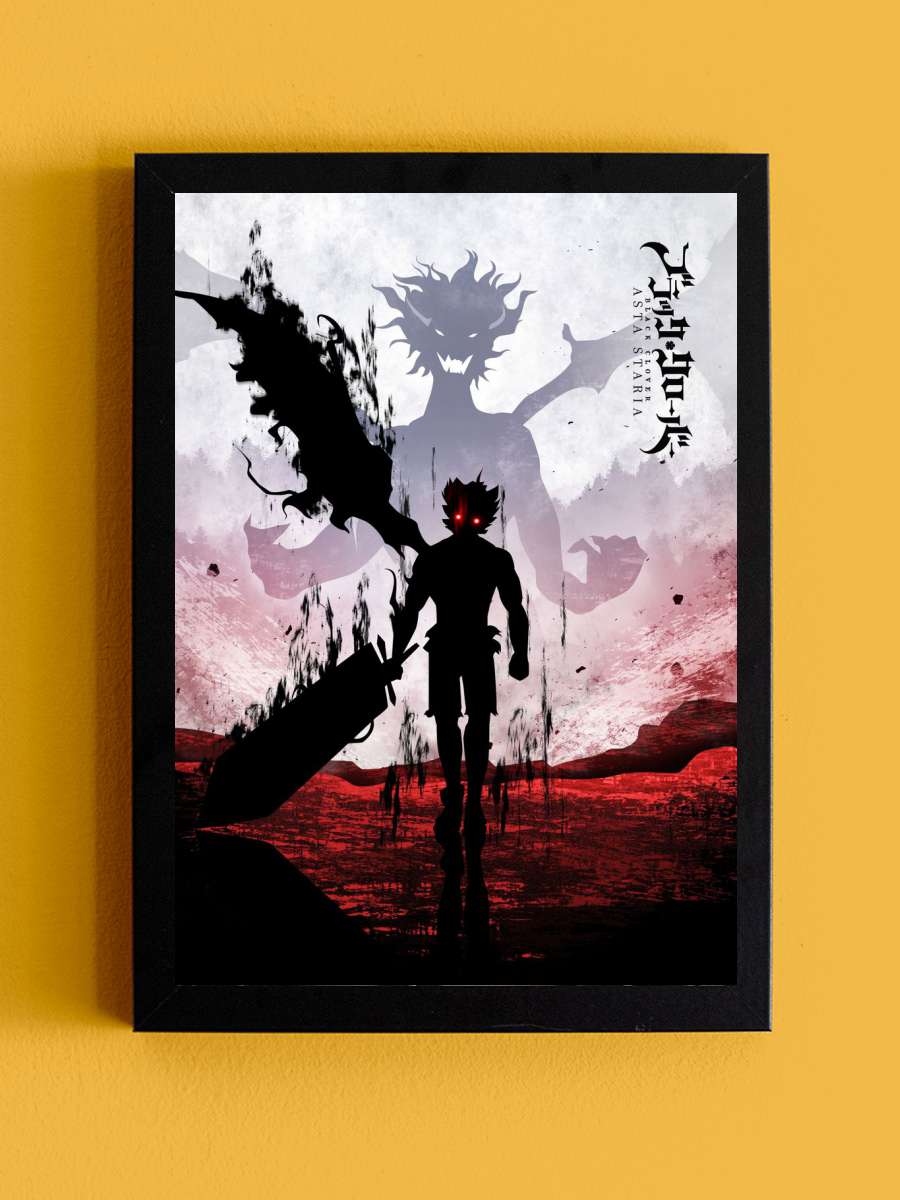 Asta Staria Anime Tablo Siyah Çerçeveli Yüksek Kalite Anime Duvar Poster Tablo - En İyi Fiyatlarla