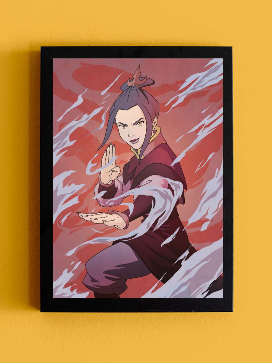 Azula Elements Anime Tablo Siyah Çerçeveli Yüksek Kalite Anime Duvar Poster Tablo - En İyi Fiyatlarla