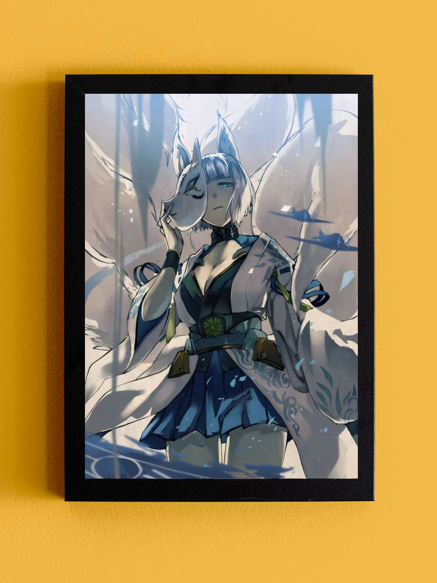 Azur lane anime Anime Tablo Siyah Çerçeveli Yüksek Kalite Anime Duvar Poster Tablo - En İyi Fiyatlarla