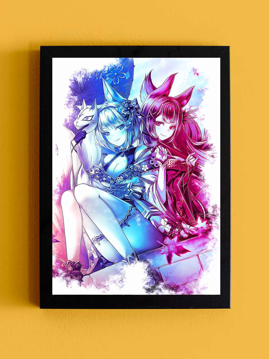 Azur Lane Anime Tablo Siyah Çerçeveli Yüksek Kalite Anime Duvar Poster Tablo - En İyi Fiyatlarla