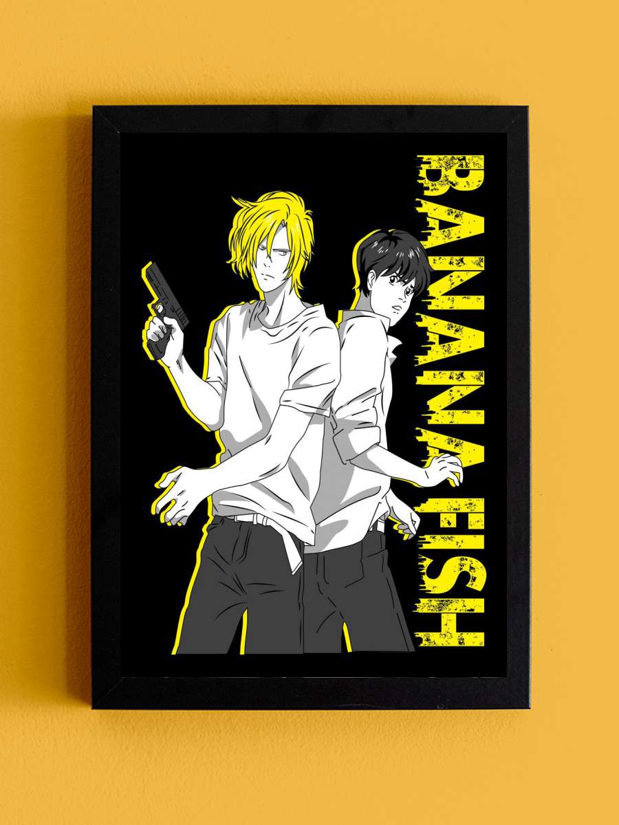 Banana Fish Anime Anime Tablo Siyah Çerçeveli Yüksek Kalite Anime Duvar Poster Tablo - En İyi Fiyatlarla