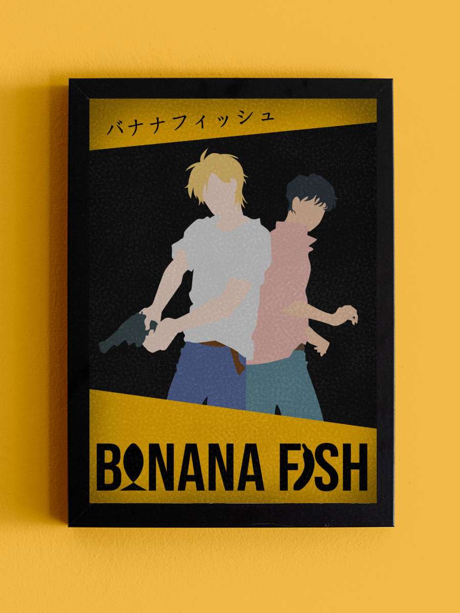 Banana Fish Anime Tablo Siyah Çerçeveli Yüksek Kalite Anime Duvar Poster Tablo - En İyi Fiyatlarla