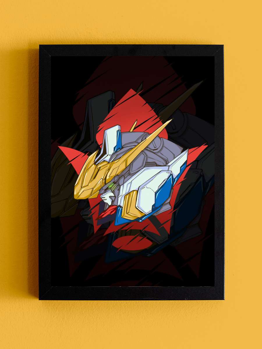 barbatos Anime Tablo Siyah Çerçeveli Yüksek Kalite Anime Duvar Poster Tablo - En İyi Fiyatlarla