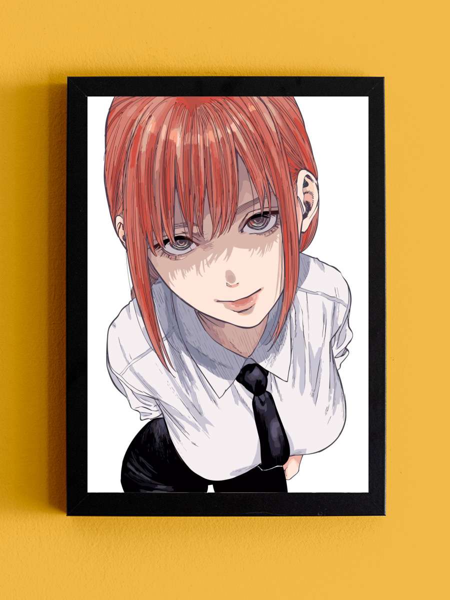 Beauty Makima Anime Tablo Siyah Çerçeveli Yüksek Kalite Anime Duvar Poster Tablo - En İyi Fiyatlarla