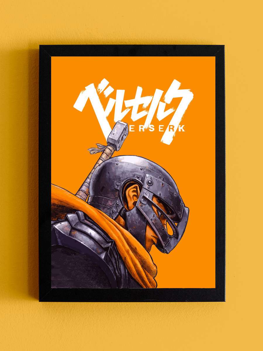 Berserk Animes Anime Tablo Siyah Çerçeveli Yüksek Kalite Anime Duvar Poster Tablo - En İyi Fiyatlarla