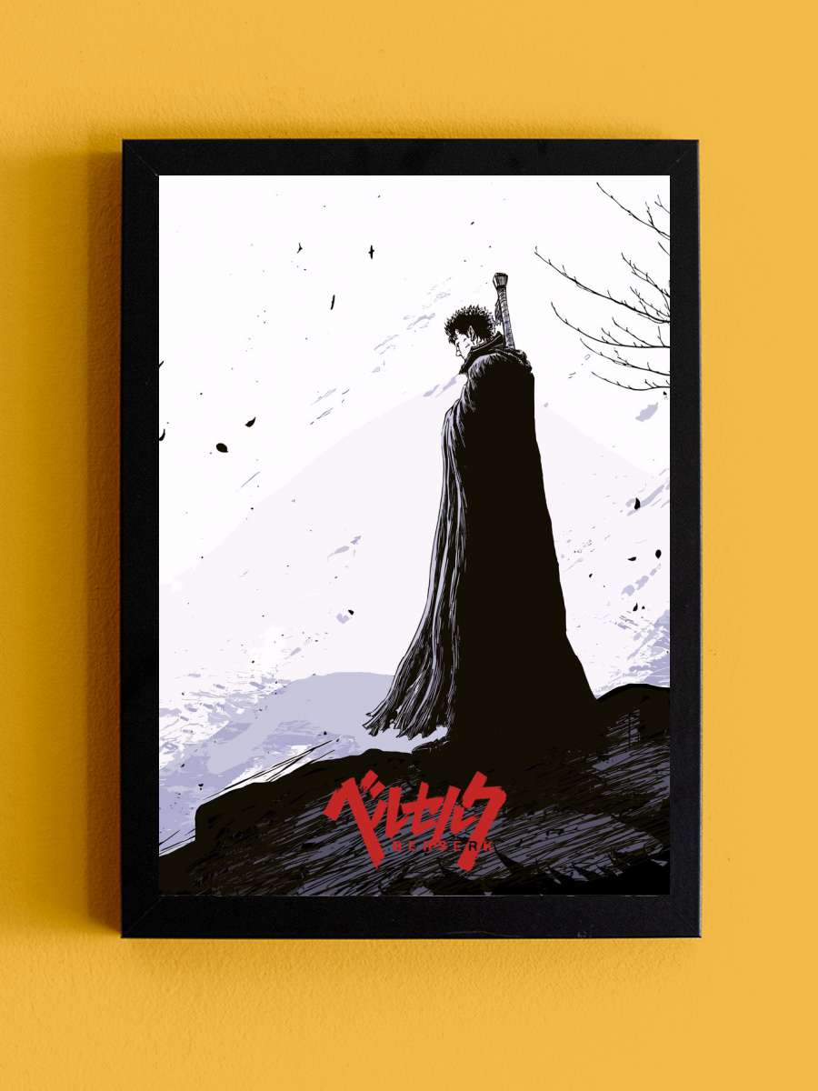 Berserk Animes Anime Tablo Siyah Çerçeveli Yüksek Kalite Anime Duvar Poster Tablo - En İyi Fiyatlarla