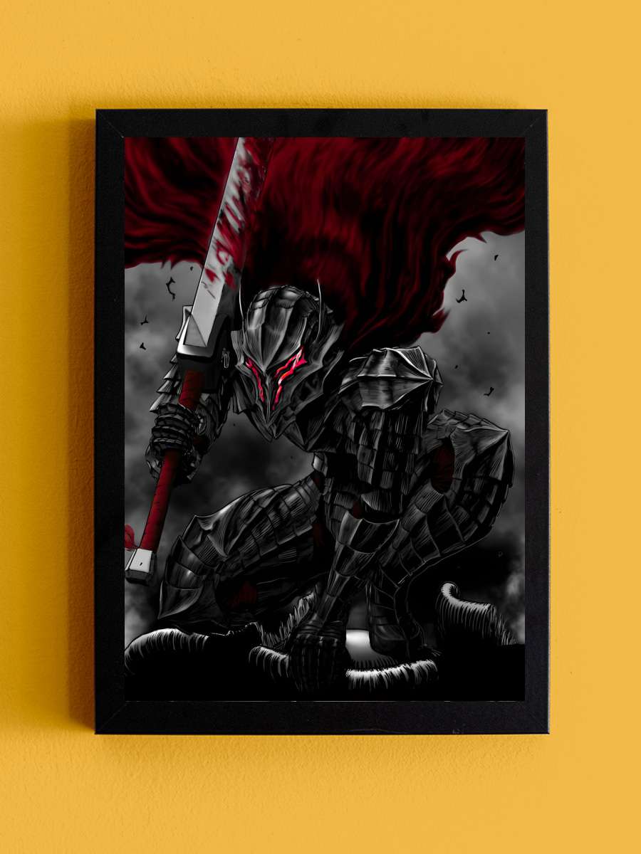 Berserk Art Anime Anime Tablo Siyah Çerçeveli Yüksek Kalite Anime Duvar Poster Tablo - En İyi Fiyatlarla