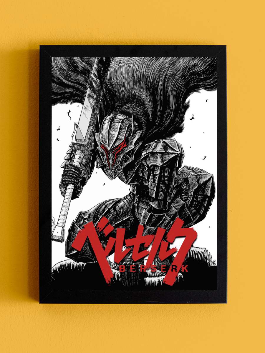 Berserk Art Anime Anime Tablo Siyah Çerçeveli Yüksek Kalite Anime Duvar Poster Tablo - En İyi Fiyatlarla