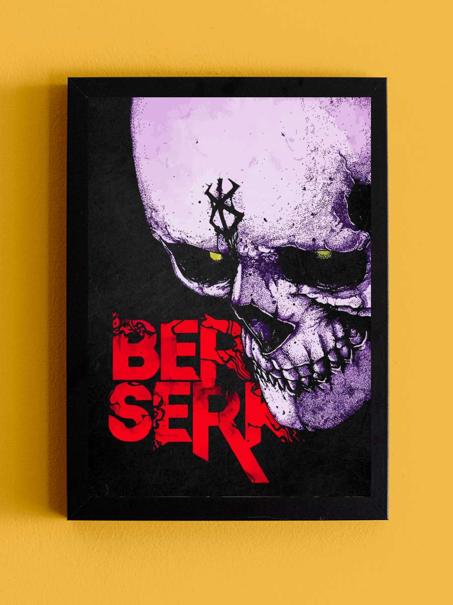Berserk Gut Anime Anime Tablo Siyah Çerçeveli Yüksek Kalite Anime Duvar Poster Tablo - En İyi Fiyatlarla