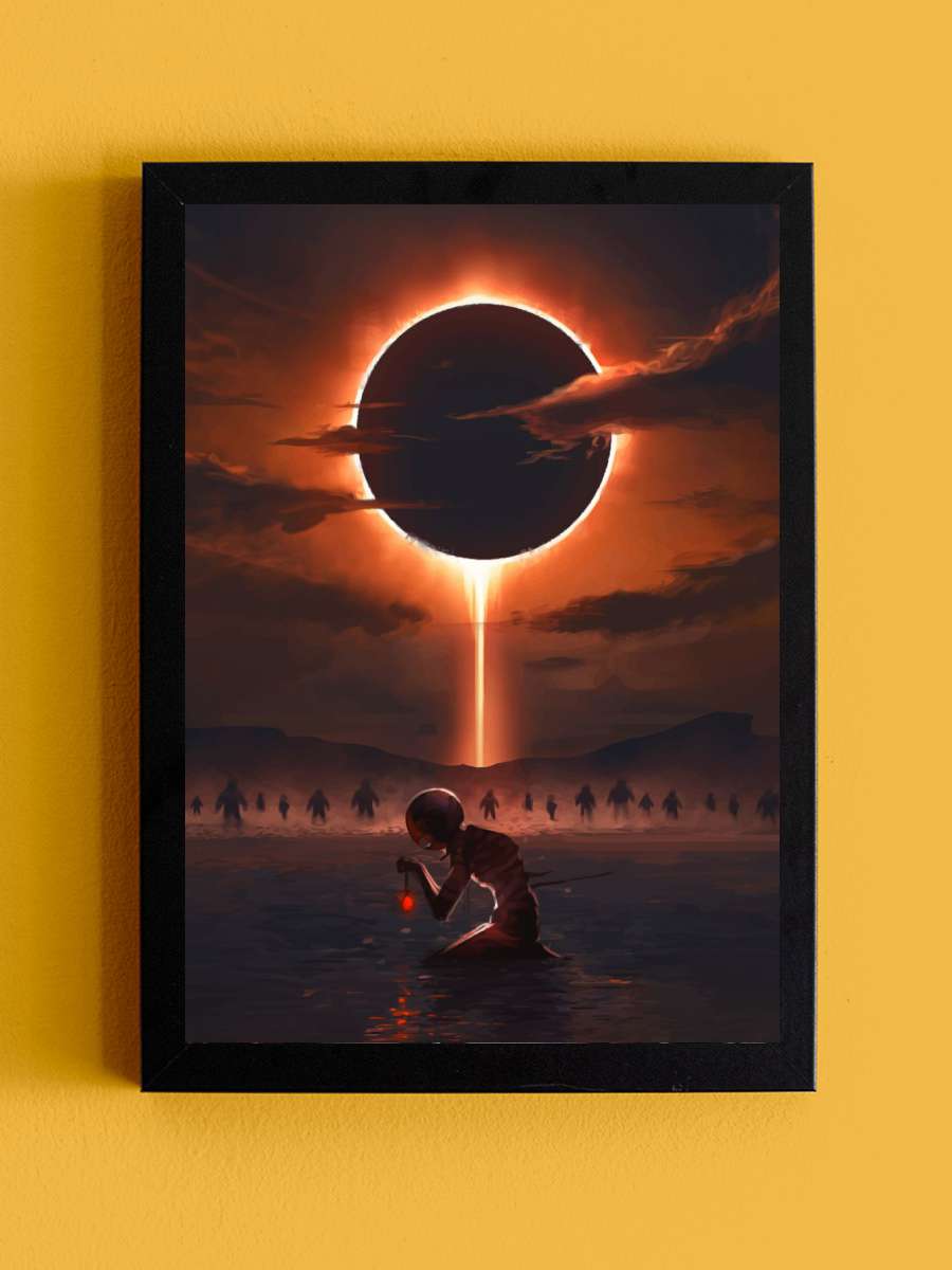 Berserk Anime Tablo Siyah Çerçeveli Yüksek Kalite Anime Duvar Poster Tablo - En İyi Fiyatlarla