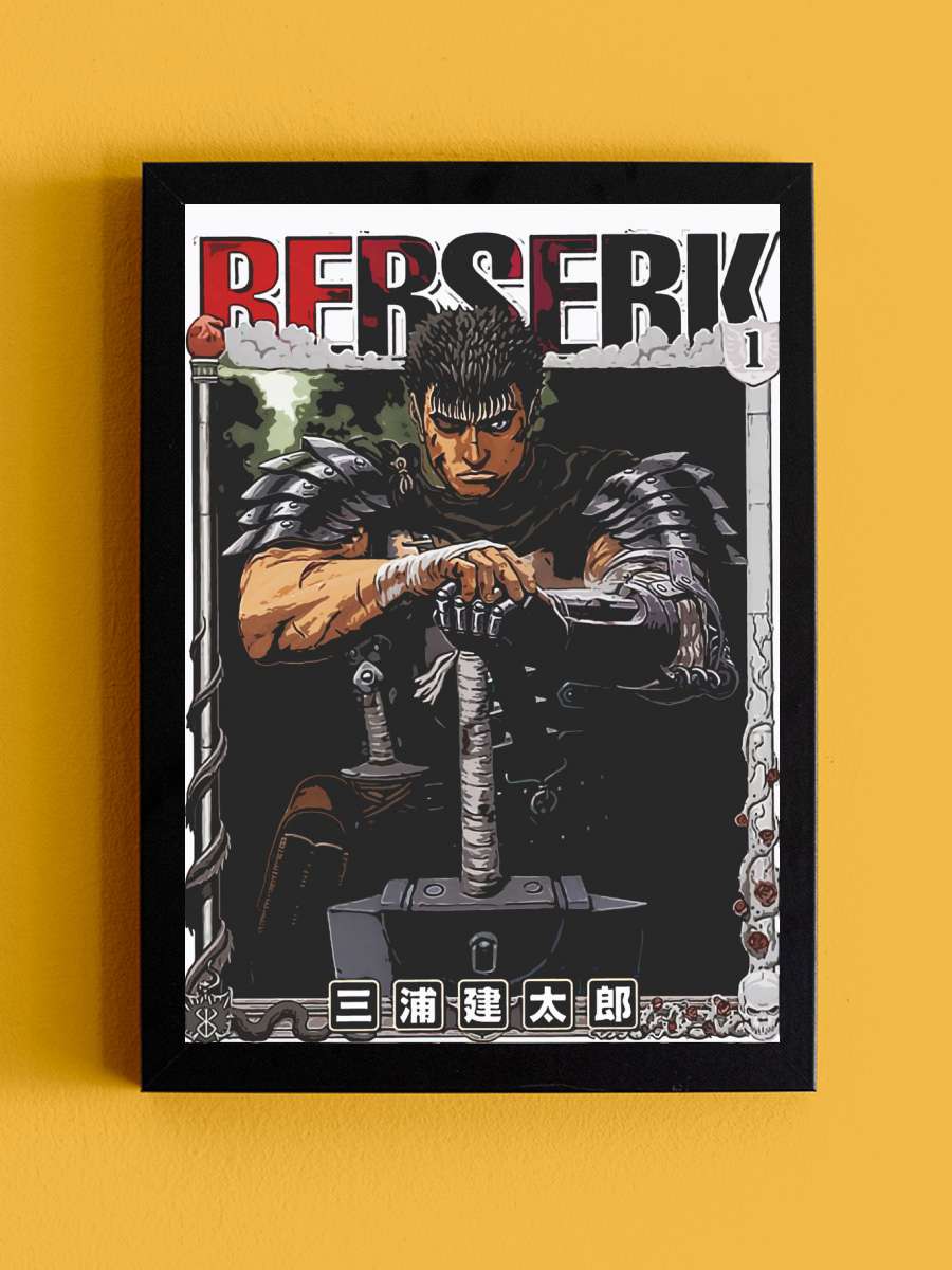berserk Anime Tablo Siyah Çerçeveli Yüksek Kalite Anime Duvar Poster Tablo - En İyi Fiyatlarla