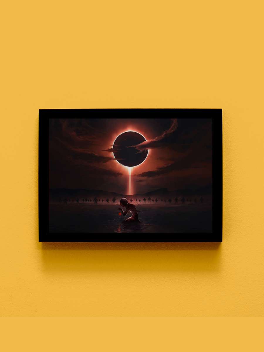 Berserk Anime Tablo Siyah Çerçeveli Yüksek Kalite Anime Duvar Poster Tablo - En İyi Fiyatlarla