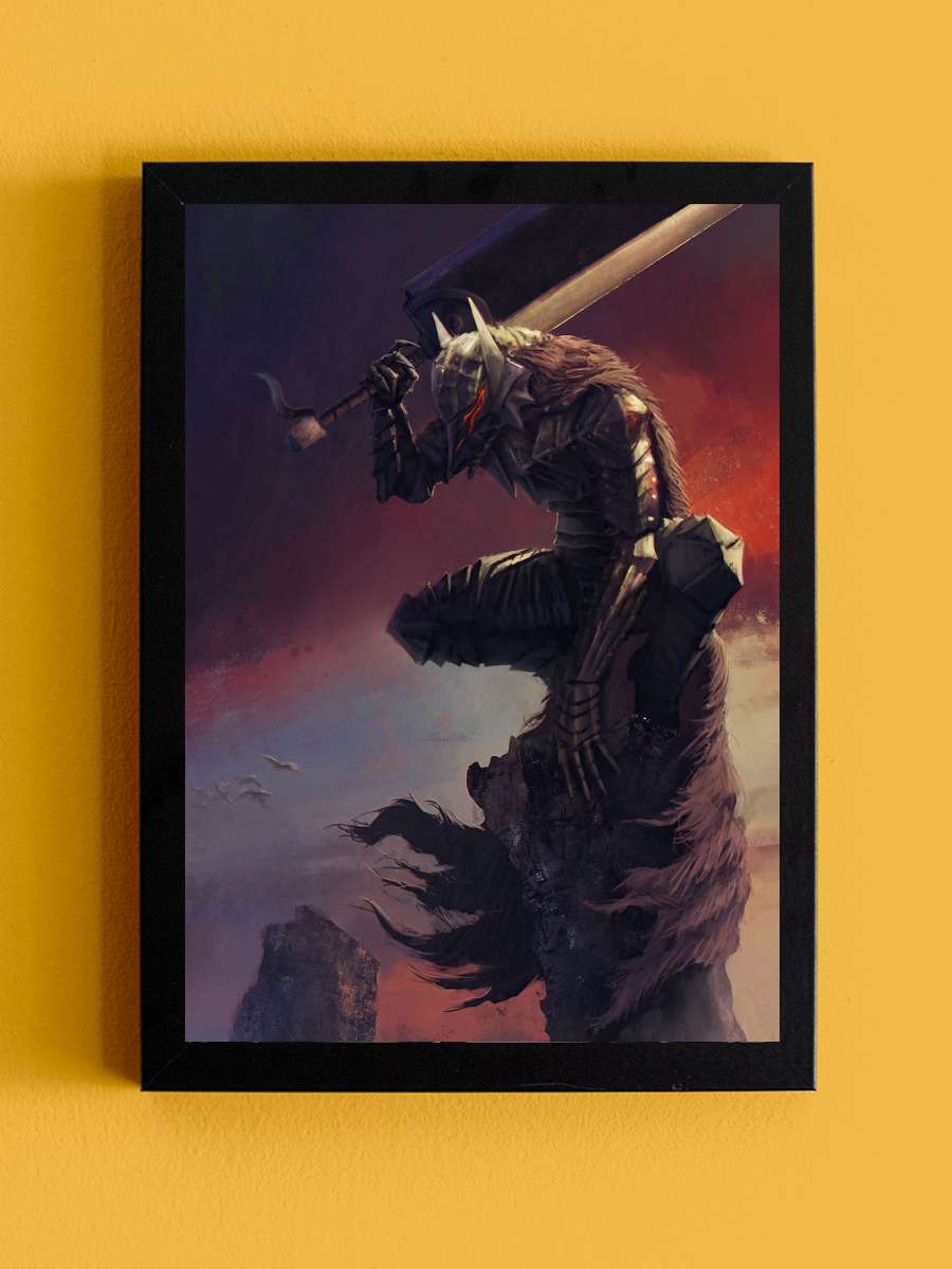 berserk Anime Tablo Siyah Çerçeveli Yüksek Kalite Anime Duvar Poster Tablo - En İyi Fiyatlarla