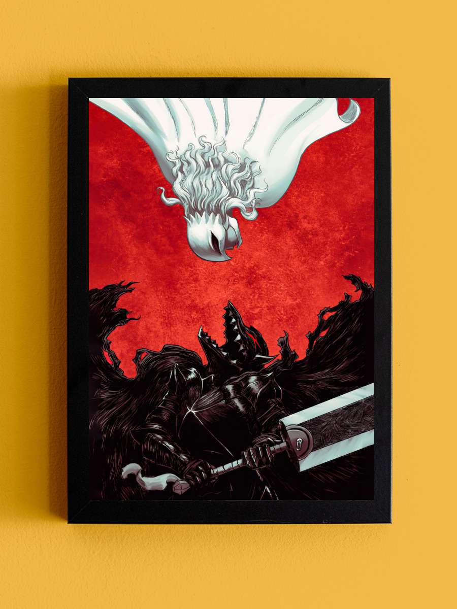 BERSERK Anime Tablo Siyah Çerçeveli Yüksek Kalite Anime Duvar Poster Tablo - En İyi Fiyatlarla