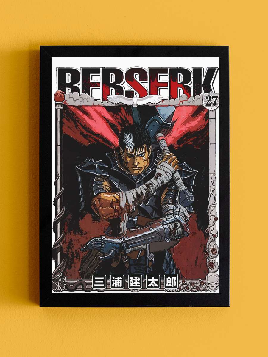 berserk Anime Tablo Siyah Çerçeveli Yüksek Kalite Anime Duvar Poster Tablo - En İyi Fiyatlarla