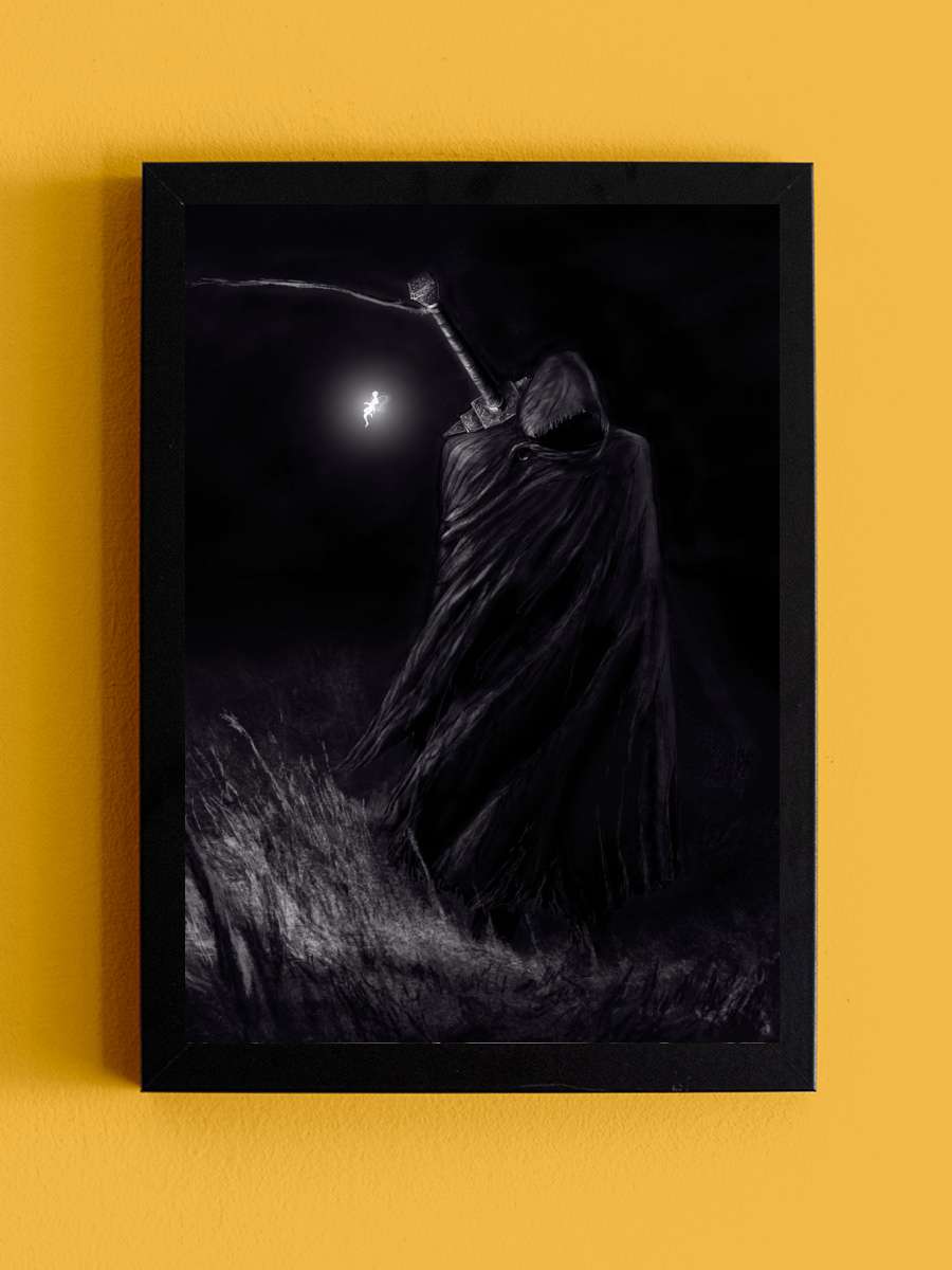 berserk Anime Tablo Siyah Çerçeveli Yüksek Kalite Anime Duvar Poster Tablo - En İyi Fiyatlarla